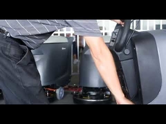 Dycon pin đi sau máy lau sàn với lực kéo