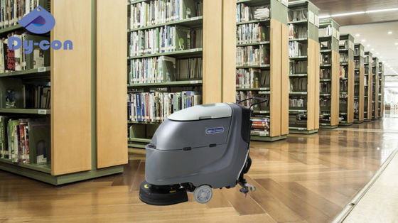 Máy rửa sàn thư viện yên tĩnh với hệ thống lái xe hỗ trợ bàn chải 18in / 20in bàn chải tự động tắt