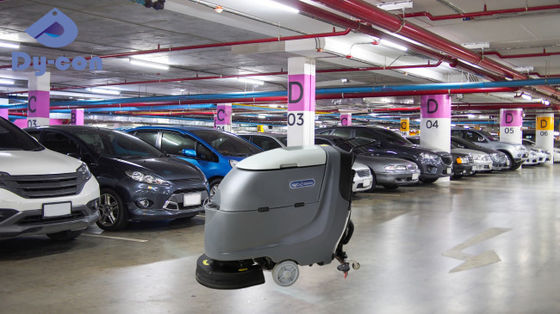 Máy rửa xe đỗ xe yên tĩnh xóa vết bẩn dầu lốp xe với động cơ chải 550W và chiều rộng máy squeegee 800mm